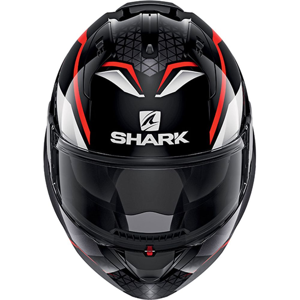 Shark Evo ES Yari Full Face Helmet Black / Red / White - FREE UK Shipping, FREE 365 Day Returns | Moto Central