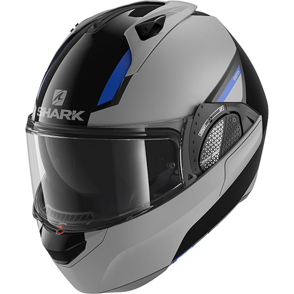 Shark Evo GT Sean Full Face Helmet Black / Silver / Blue