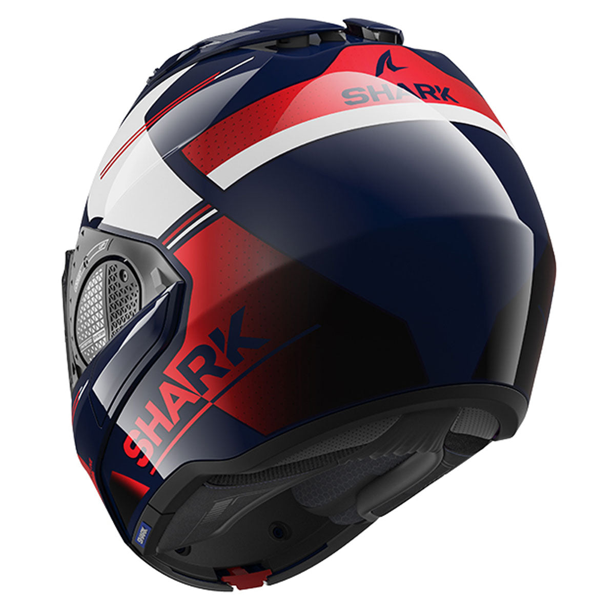 Shark Evo GT Tekline Full Face Helmet Blue / White / Red - FREE UK Shipping, FREE 365 Day Returns | Moto Central