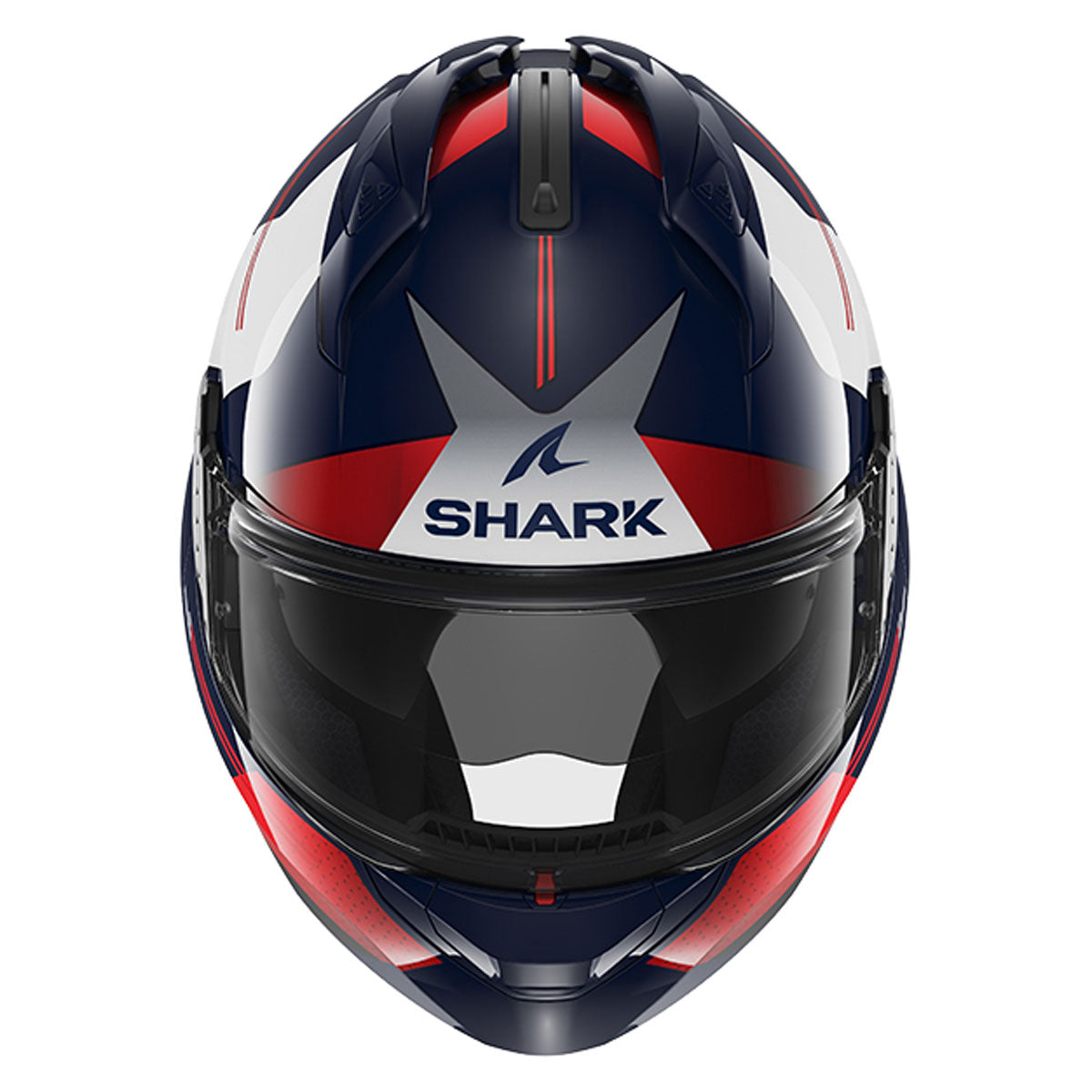 Shark Evo GT Tekline Full Face Helmet Blue / White / Red - FREE UK Shipping, FREE 365 Day Returns | Moto Central