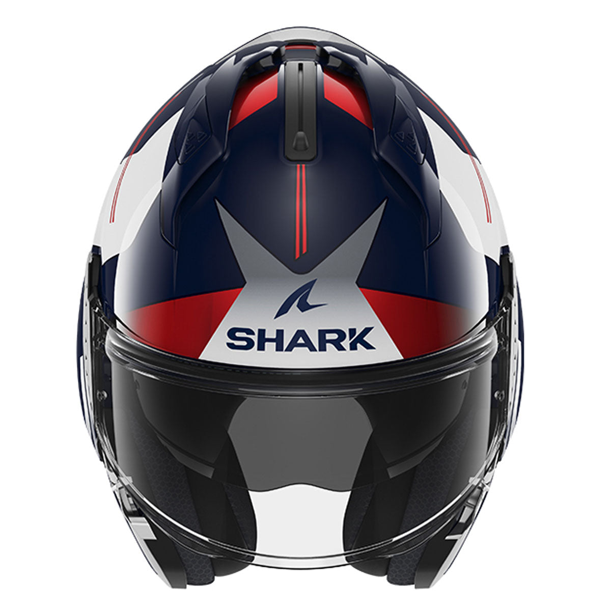 Shark Evo GT Tekline Full Face Helmet Blue / White / Red - FREE UK Shipping, FREE 365 Day Returns | Moto Central