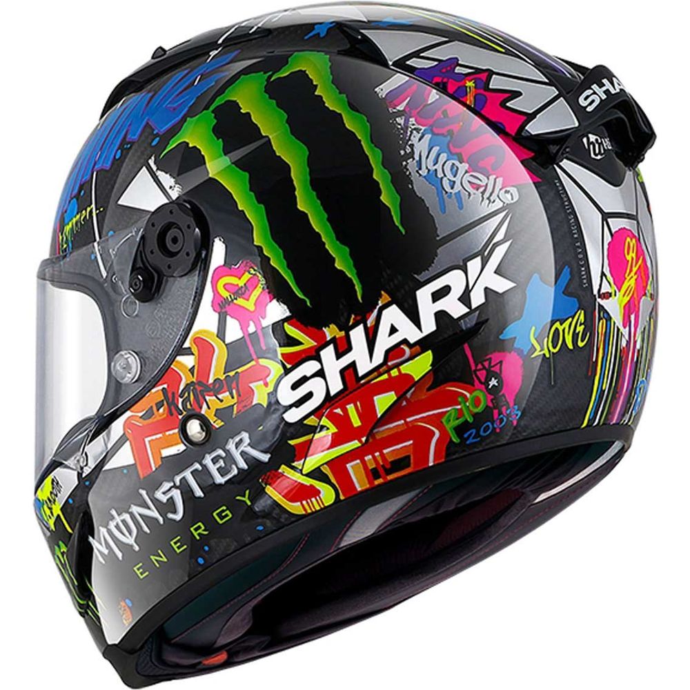 Shark Race R Pro GP Lorenzo Catalunya DUG Full Face Helmet - FREE UK Shipping, FREE 365 Day Returns | Moto Central