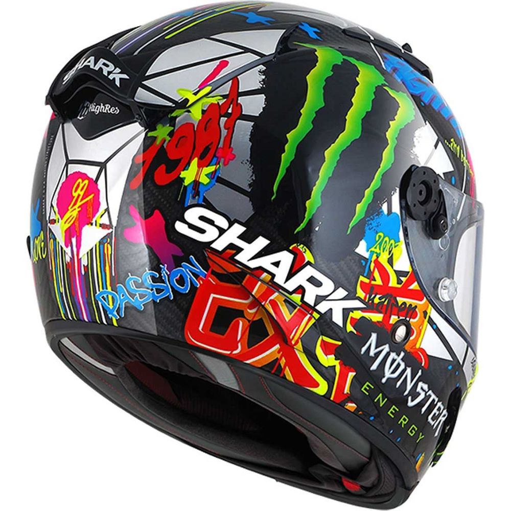 Shark Race R Pro GP Lorenzo Catalunya DUG Full Face Helmet - FREE UK Shipping, FREE 365 Day Returns | Moto Central