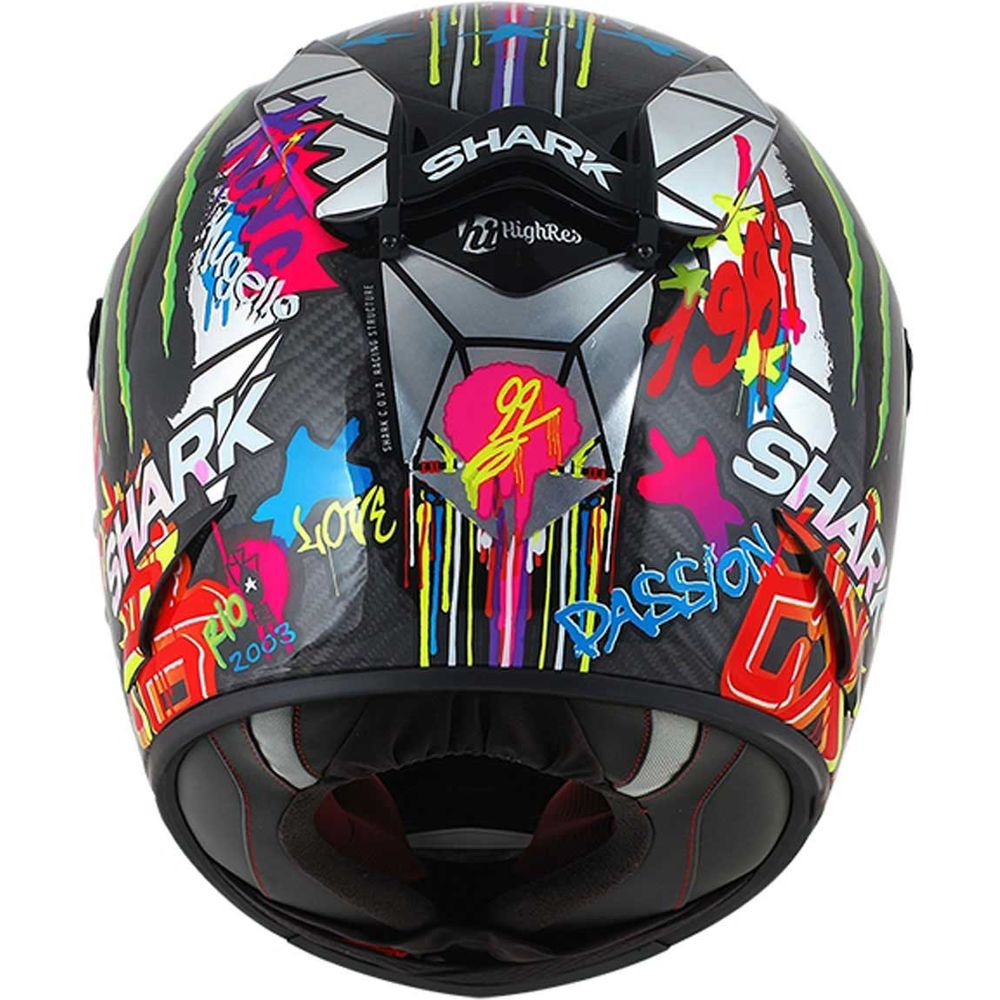 Shark Race R Pro GP Lorenzo Catalunya DUG Full Face Helmet - FREE UK Shipping, FREE 365 Day Returns | Moto Central