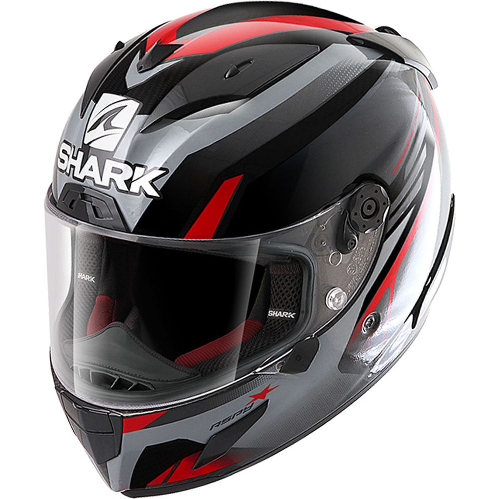 Shark Race R Pro Full Face Helmet Aspy Black / Anthracite / Red