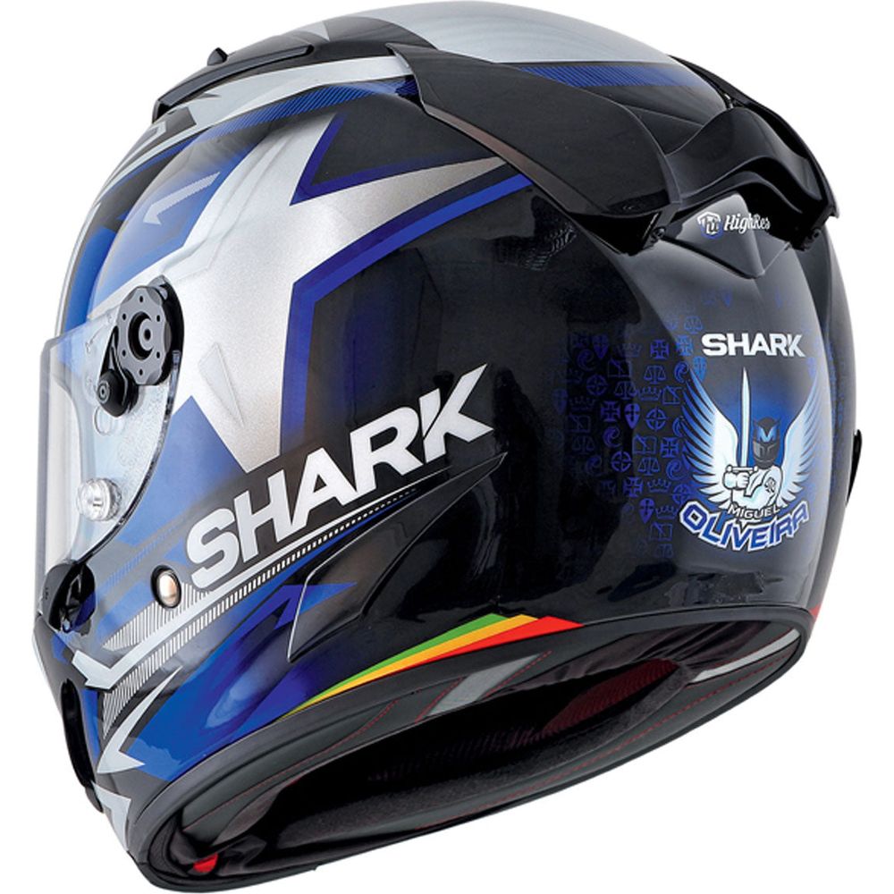 Shark Race R Pro Full Face Helmet Oliveira Black / Blue / White