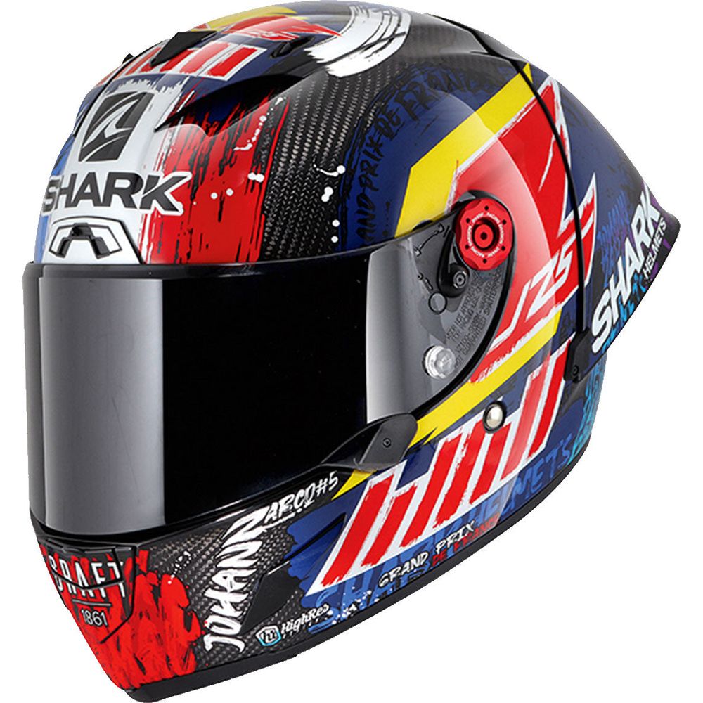 Shark Race R Pro GP 06 Full Face Helmet Zarco Chakra Carbon / Red / Blue