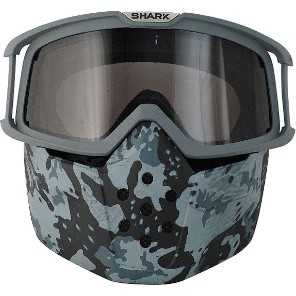 Shark Goggle & Mask Kit Camo Blue / Black For Raw Helmets