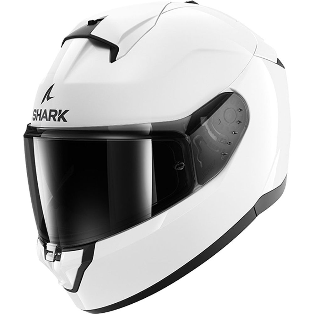 Shark Ridill 2 Full Face Helmet Blank White - FREE UK Shipping, FREE 365 Day Returns | Moto Central