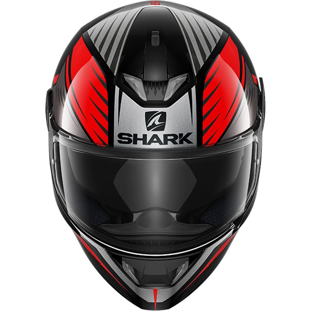 Shark Skwal 2 Hallder Full Face Helmet Black / Red / Anthracite