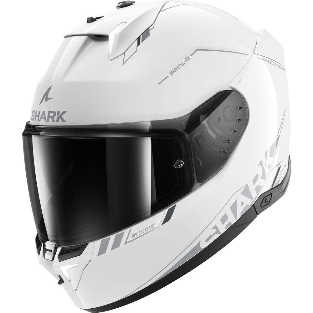 Shark Skwal i3 Full Face Helmet Blank SP White / Silver / Anthracite