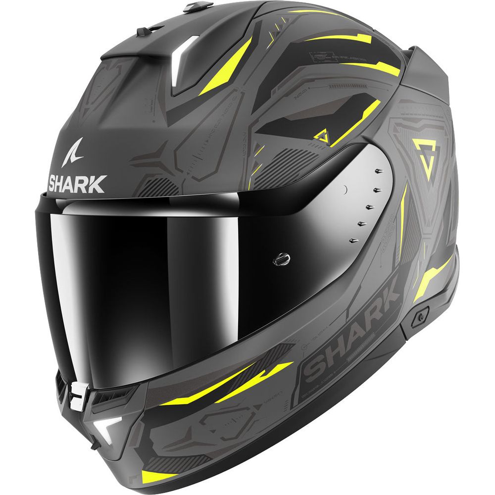 Shark Skwal i3 Full Face Helmet Linik Matt Anthracite / Yellow / Black