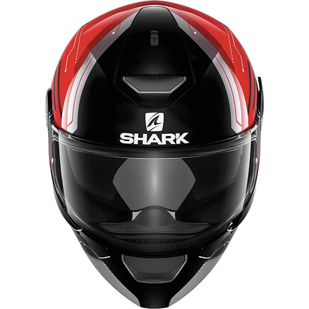 Shark Skwal Warhen Full Face Helmet Black / Red / Black - FREE UK Shipping, FREE 365 Day Returns | Moto Central