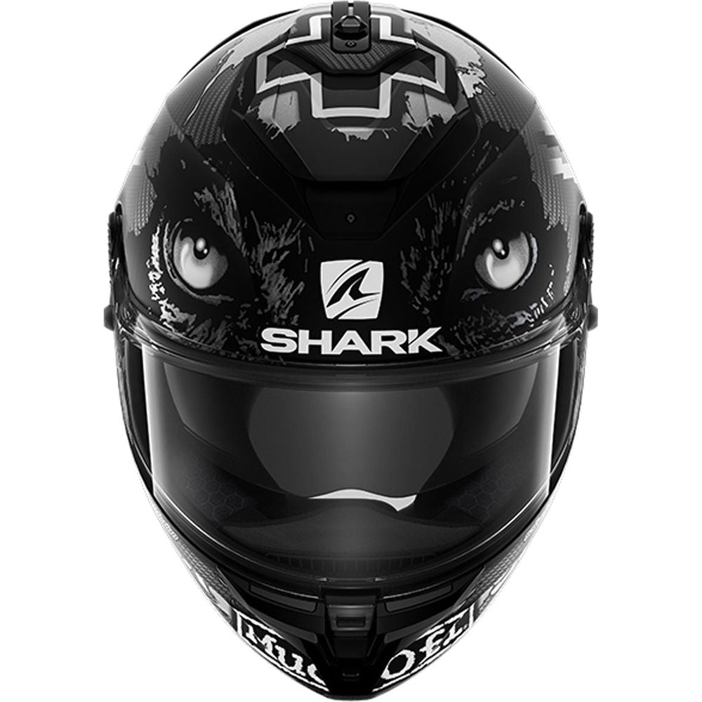 Shark Spartan GT Carbon Redding Full Face Helmet Matt Carbon / White / Anthracite - FREE UK Shipping, FREE 365 Day Returns | Moto Central