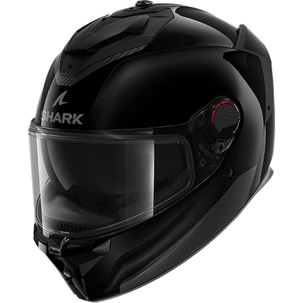 Shark Spartan GT PRO Full Face Helmet Blank Black - FREE UK Shipping, FREE 365 Day Returns | Moto Central