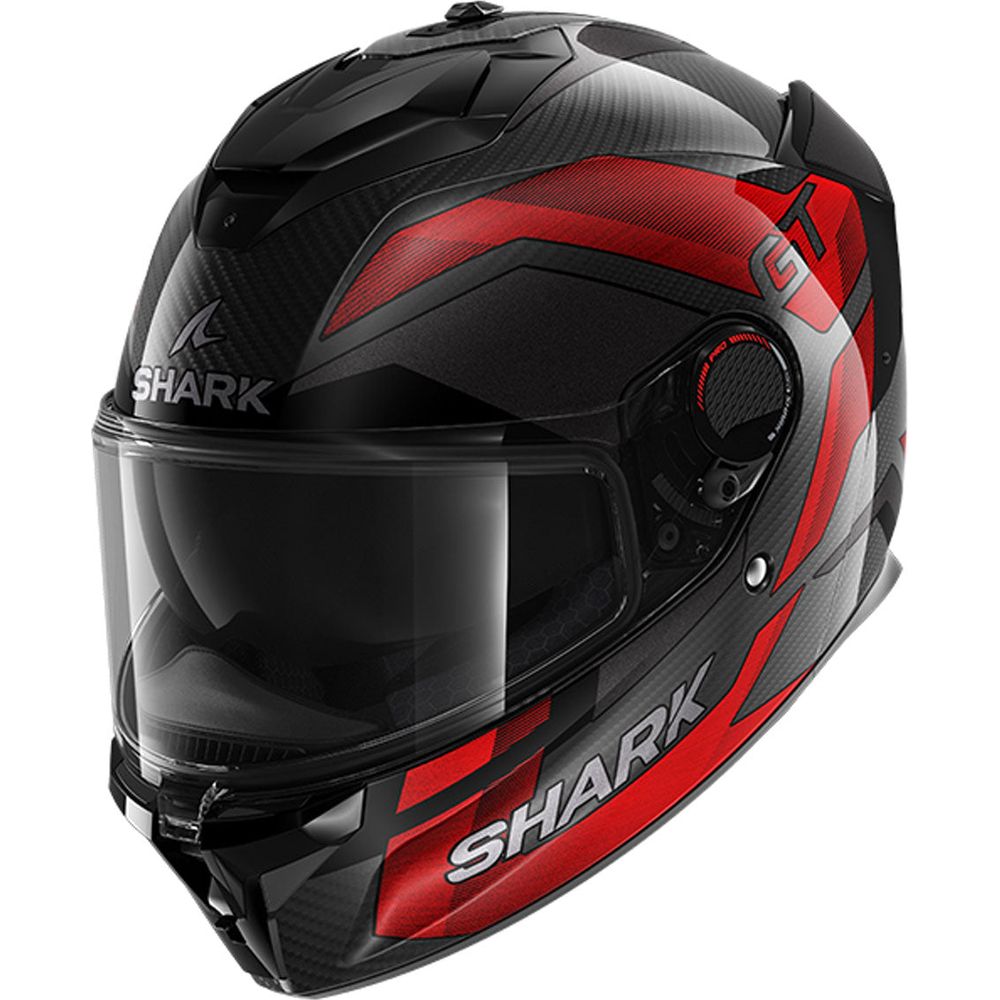 Shark Spartan GT PRO Carbon Full Face Helmet Ritmo Carbon / Red