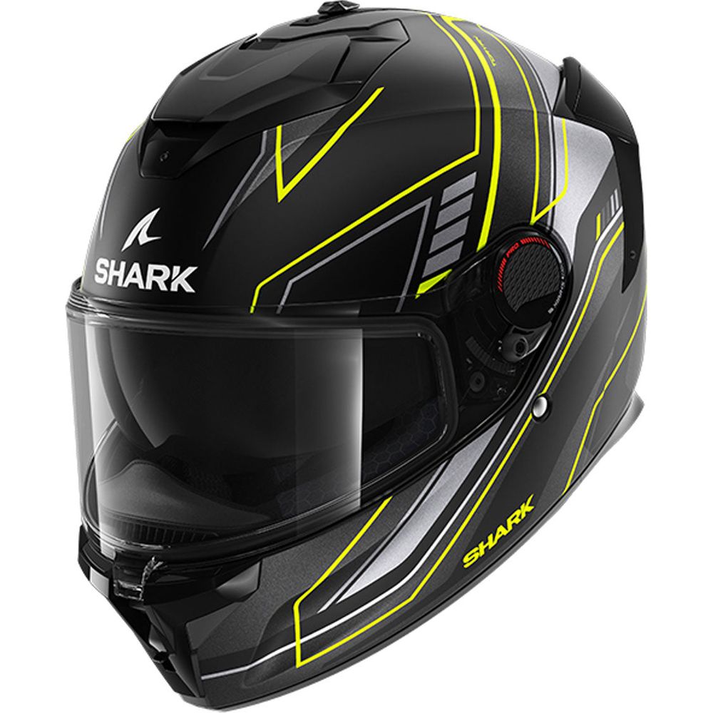 Shark Spartan GT PRO Full Face Helmet Toryan Matt Black / Yellow / Anthracite