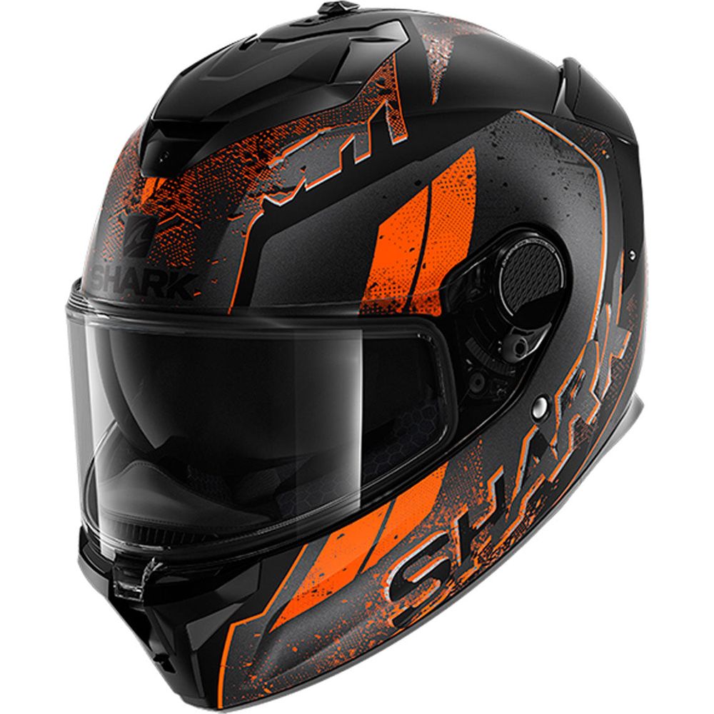 Shark Spartan GT Ryser Full Face Helmet Matt Black / Anthracite / Orange