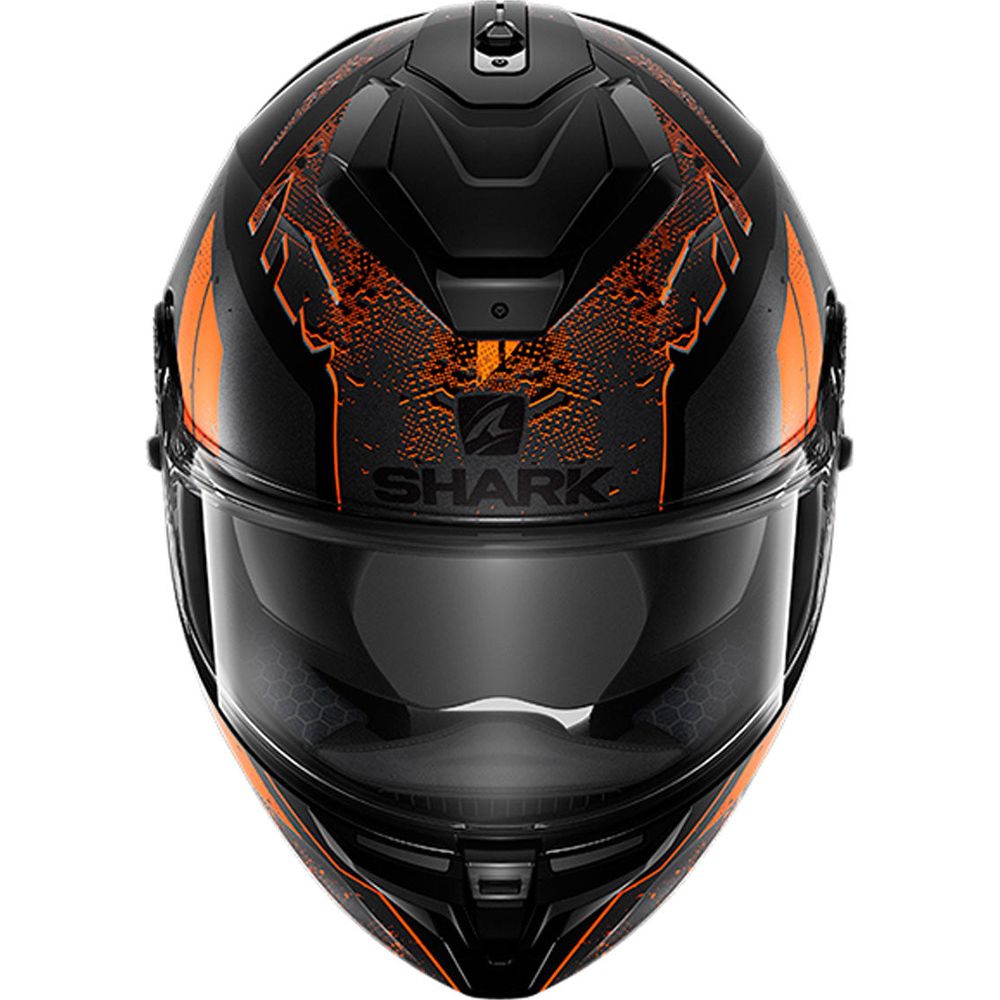 Shark Spartan GT Ryser Full Face Helmet Matt Black / Anthracite / Orange - FREE UK Shipping, FREE 365 Day Returns | Moto Central