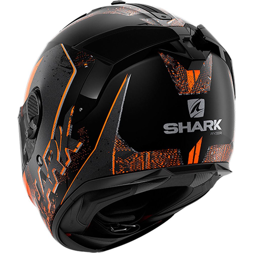 Shark Spartan GT Ryser Full Face Helmet Matt Black / Anthracite / Orange - FREE UK Shipping, FREE 365 Day Returns | Moto Central