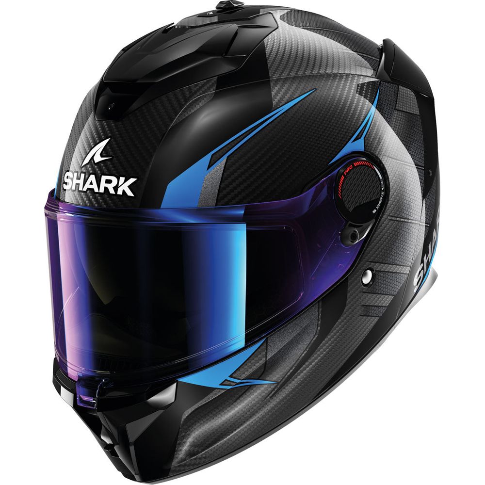 Shark Spartan GT PRO Carbon Full Face Helmet Kultram Black / Blue