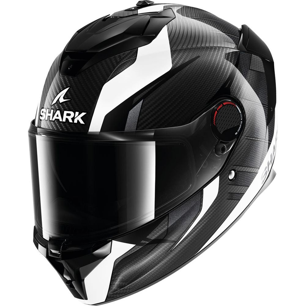 Shark Spartan GT PRO Carbon Full Face Helmet Kultram Black / White