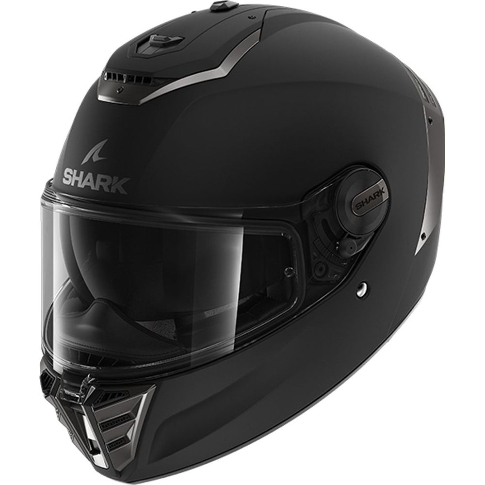 Shark Spartan RS Full Face Helmet Blank Matt Black - FREE UK Shipping, FREE 365 Day Returns | Moto Central