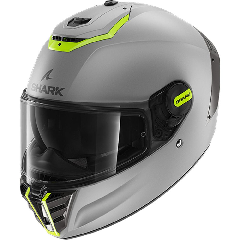 Shark Spartan RS Full Face Helmet Blank SP Matt Silver / Yellow