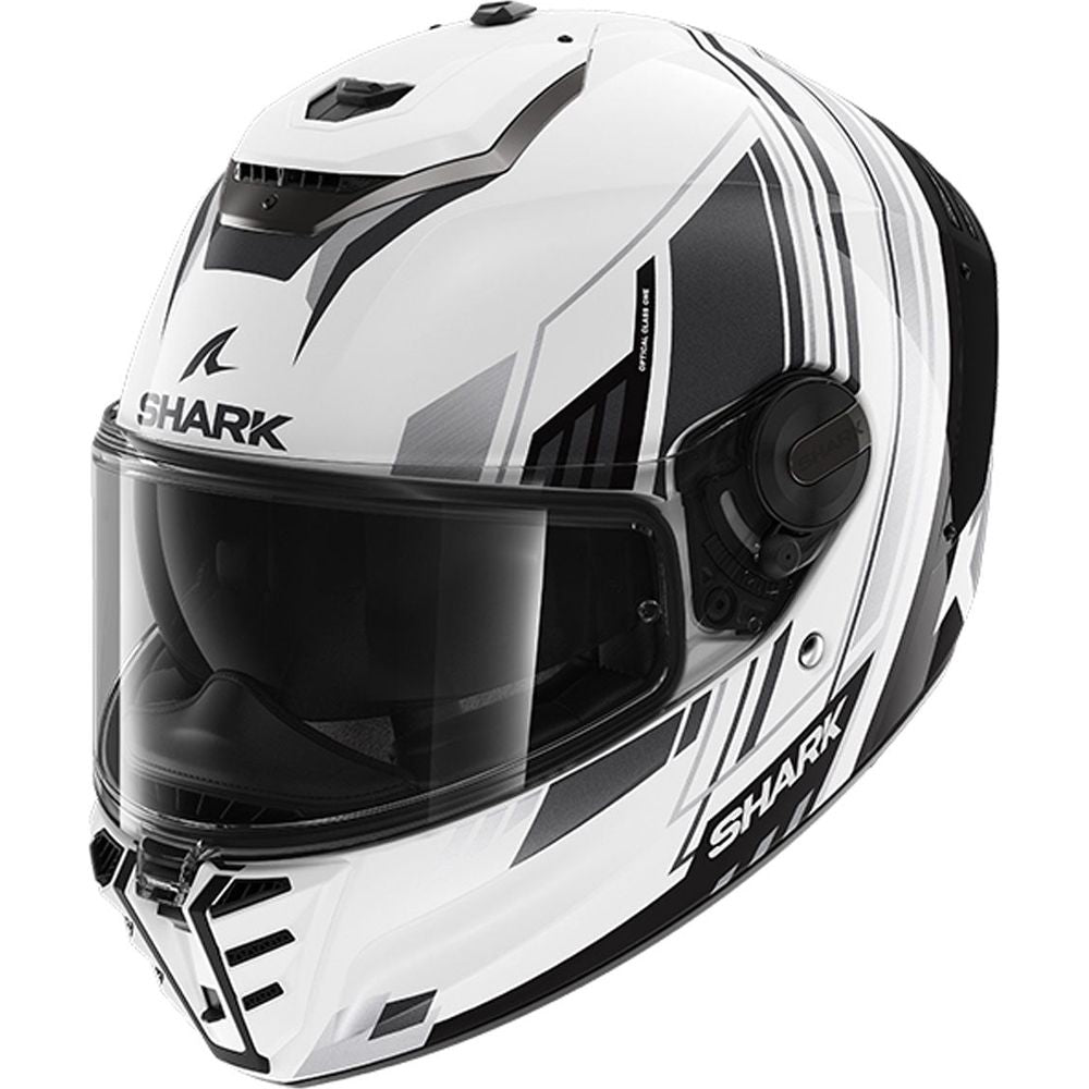 Shark Spartan RS Full Face Helmet Byhron White / Black - FREE UK Shipping, FREE 365 Day Returns | Moto Central