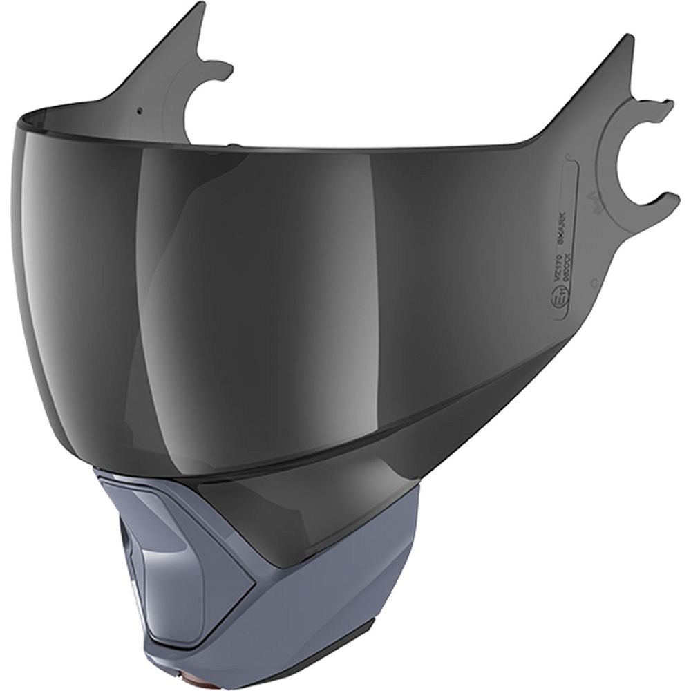 Shark Anti Scratch / Anti Fog Visor Dark Smoke With Light Grey Chin Guard For Evo Jet Helmets