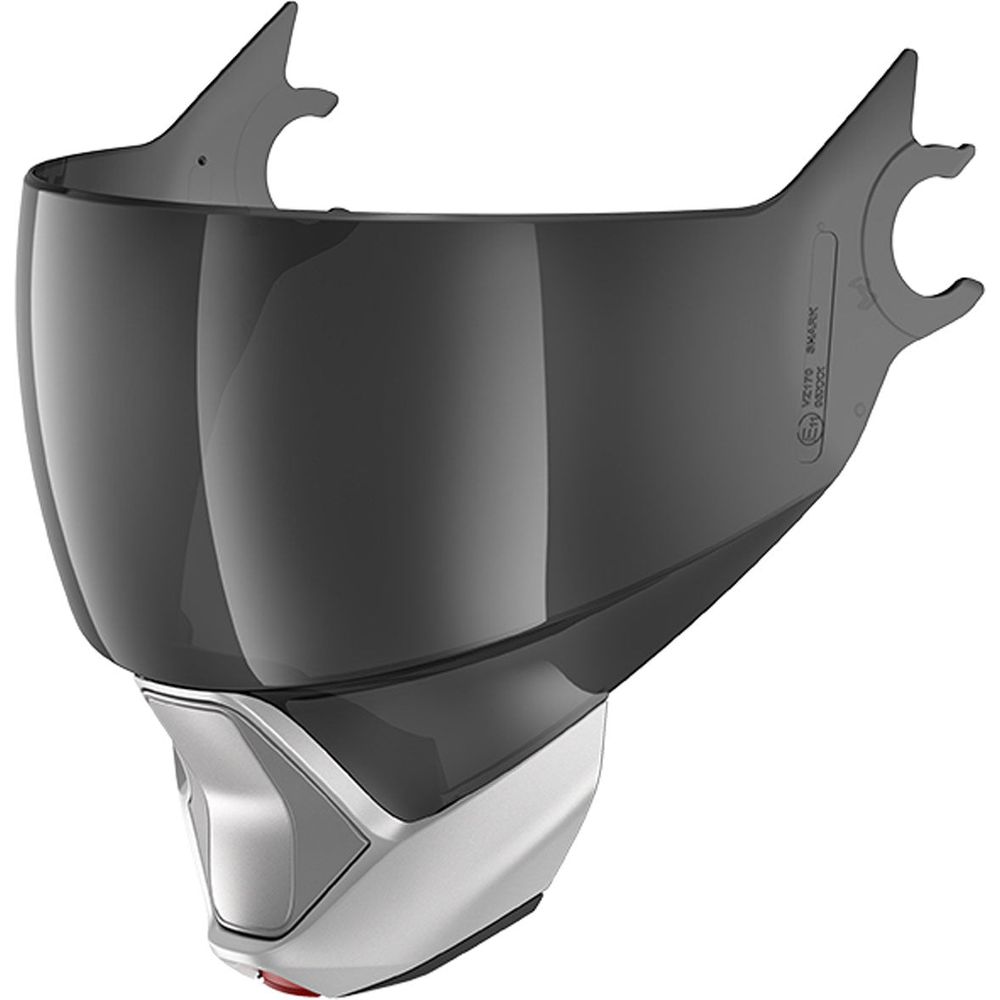 Shark Anti Scratch / Anti Fog Visor Dark Smoke With Silver Chin Guard For Evo Jet Helmets