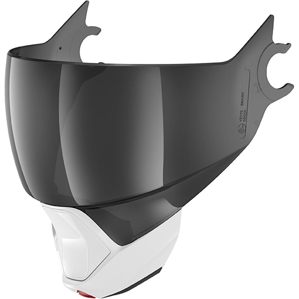 Shark Anti Scratch / Anti Fog Visor Dark Smoke With White Chin Guard For Evo Jet Helmets