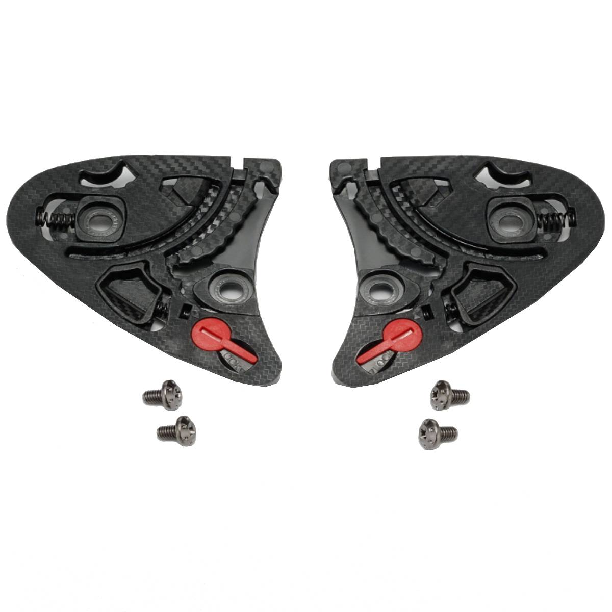 Shoei CWR F2R Base Plate Set Black With Screws For X SPR Pro Helmets - FREE UK Shipping, FREE 365 Day Returns | Moto Central