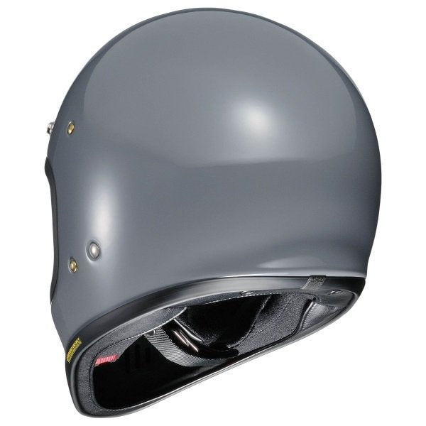 Shoei Ex-Zero Plain Full Face Helmet Basalt Grey - FREE UK Shipping, FREE 365 Day Returns | Moto Central