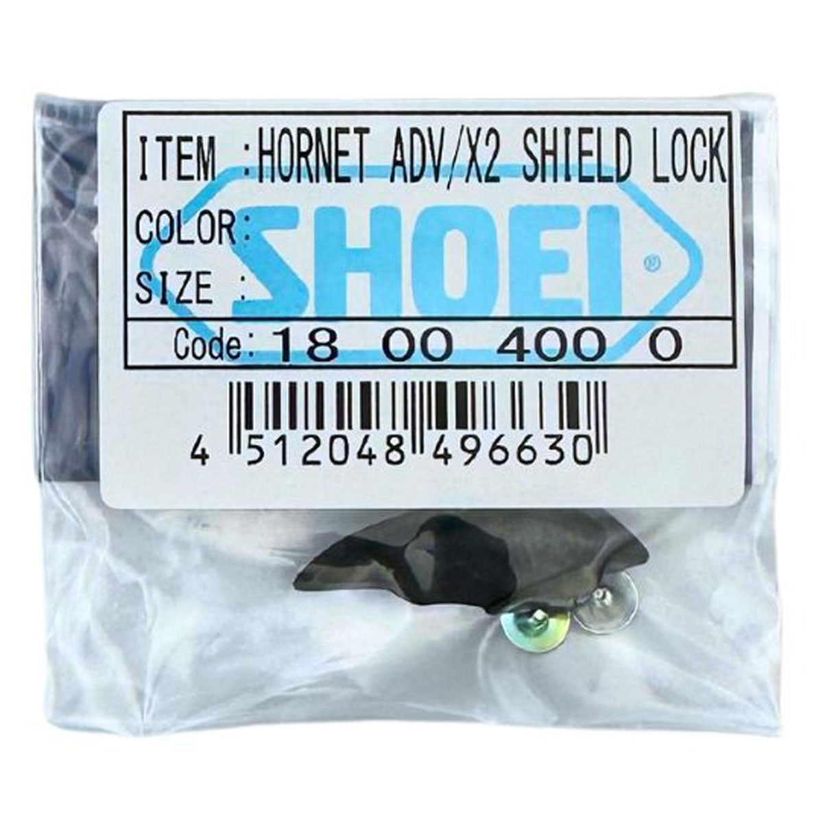 Shoei Shield Lock Black For Hornet ADV Helmets