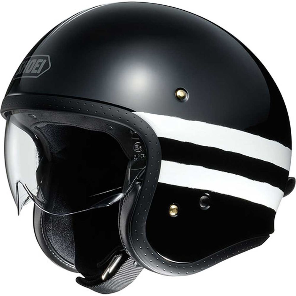 Shoei JO Sequel TC-5 Open Face Helmet Black / White