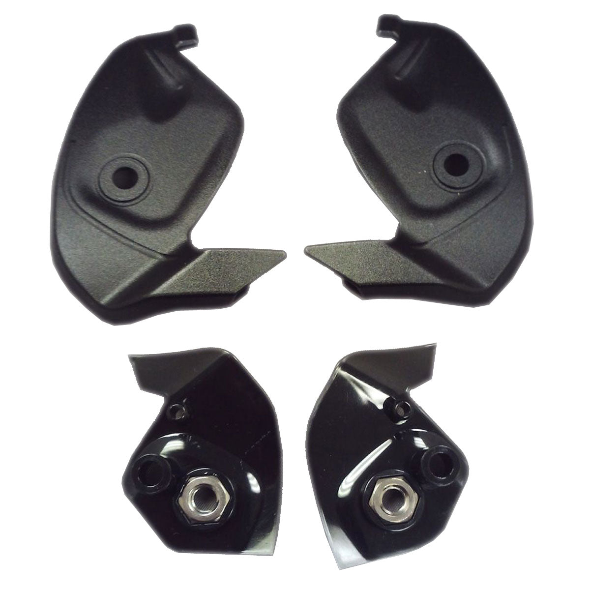 Shoei Locking Nut Trim Black For Neotec Helmets - Pair