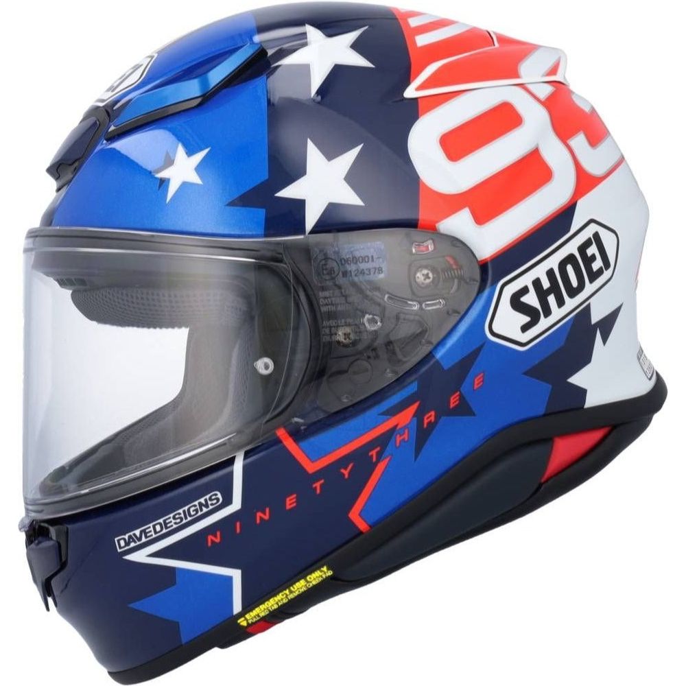 Shoei NXR2 Marquez American Spirit Full Face Helmet Blue