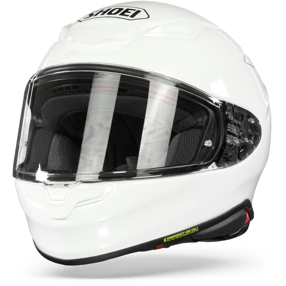 Shoei NXR2 Plain Full Face Helmet White - FREE UK Shipping, FREE 365 Day Returns | Moto Central