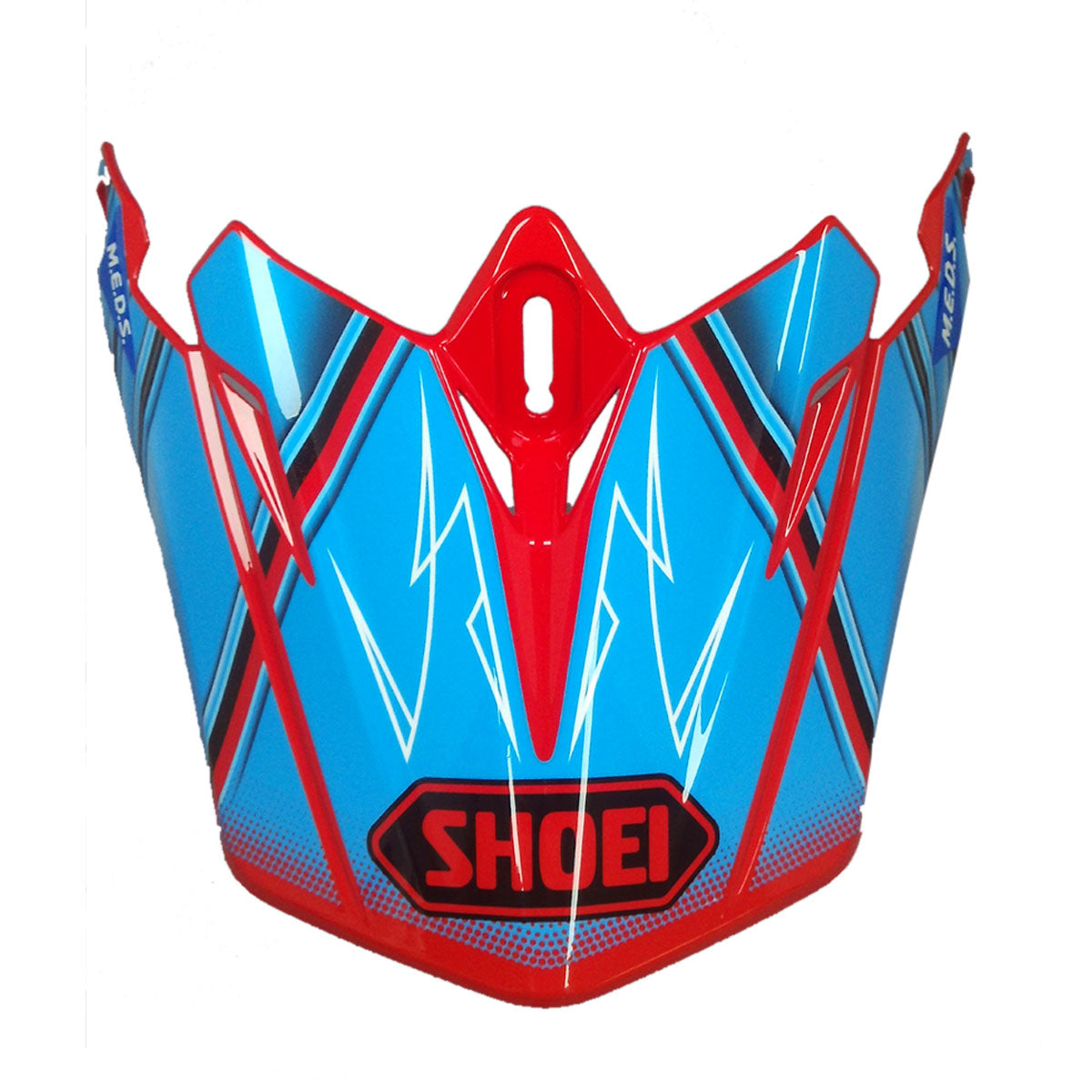 Shoei Peak For VFX WR Glaive TC-1 Red / Blue Helmet