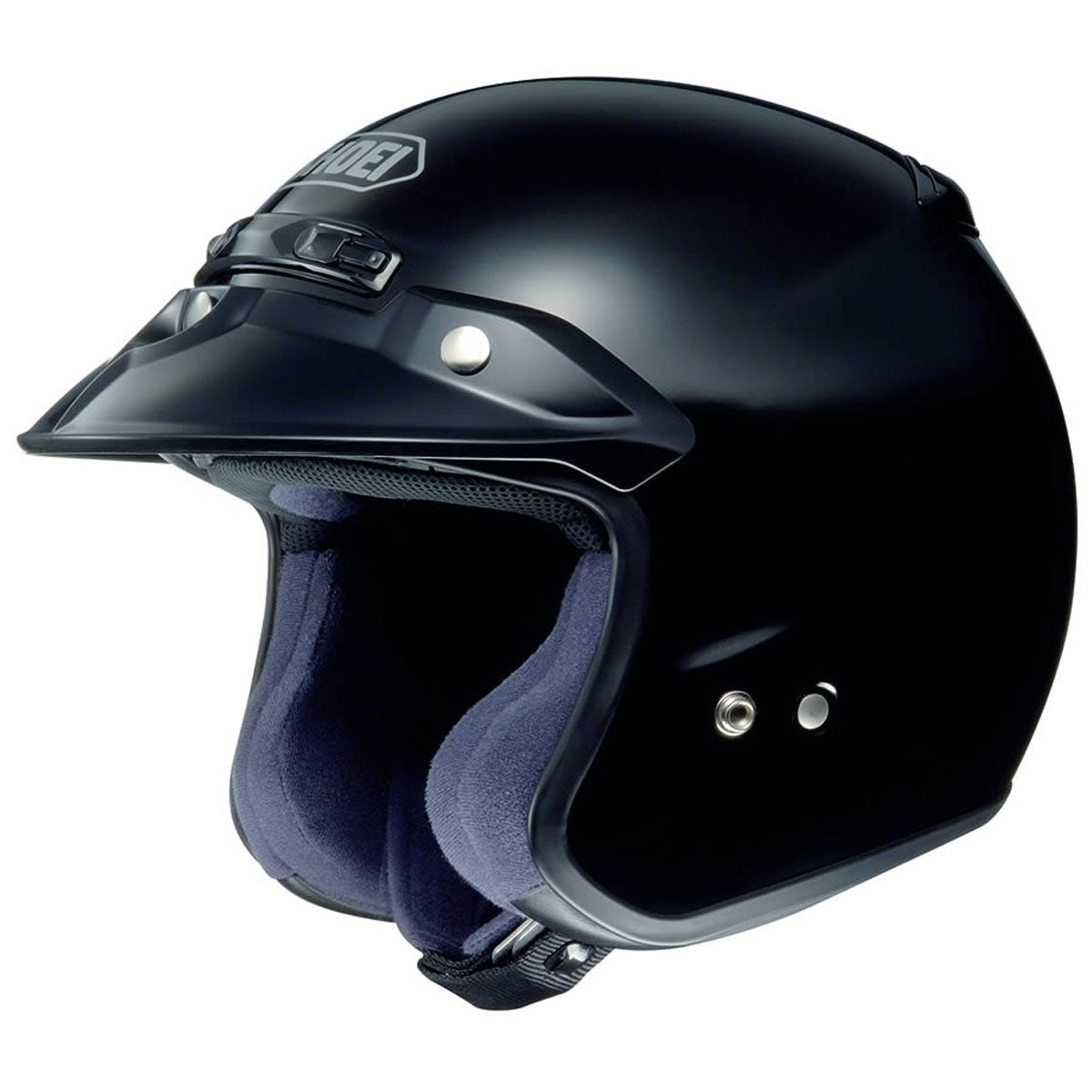 Shoei RJ Platinum R Open Face Helmet Black