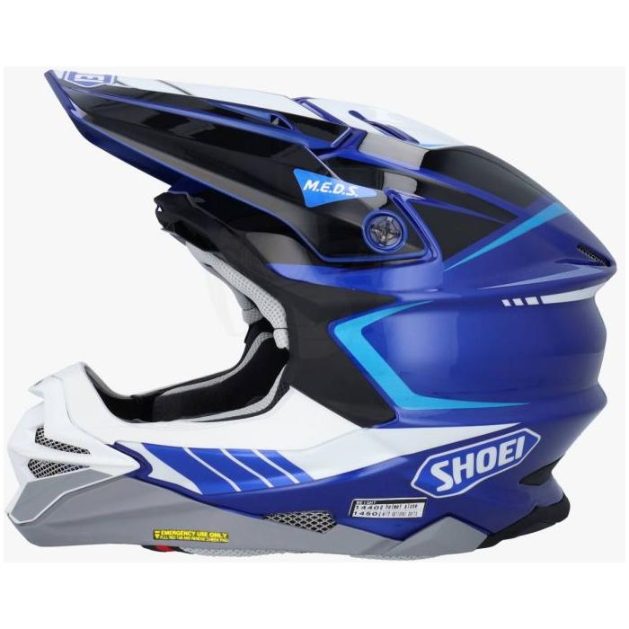 Shoei VFX-WR 06 Jammer TC2 Off-Road Helmet Blue - FREE UK Shipping, FREE 365 Day Returns | Moto Central