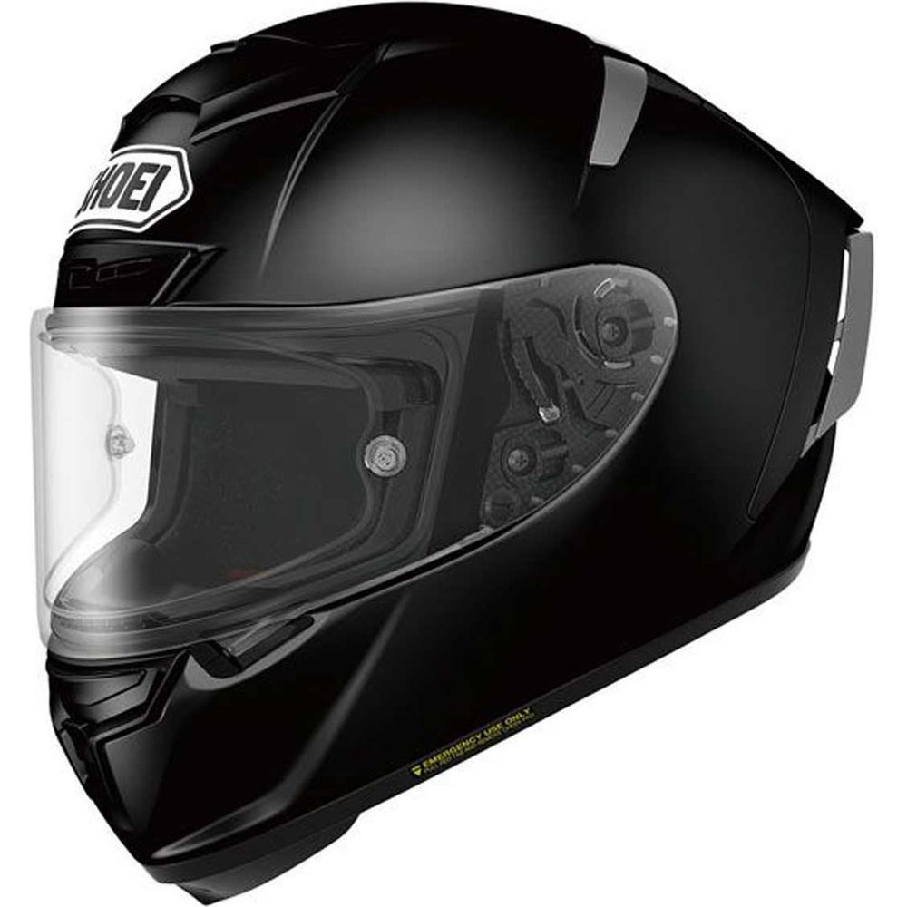 Shoei X Spirit 3 Plain Full Face Helmet Black