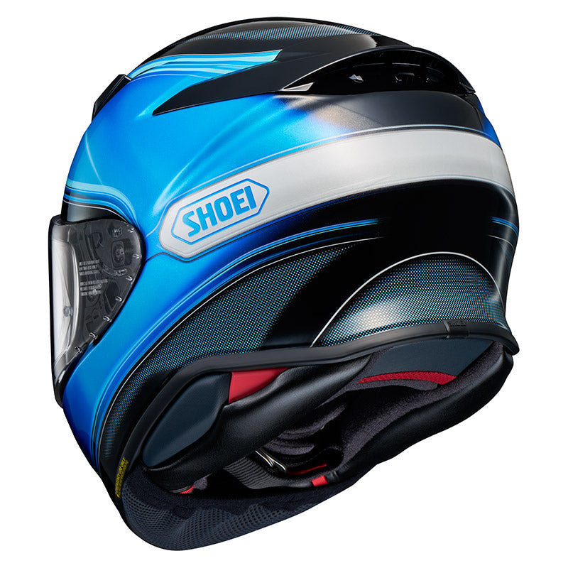 Shoei NXR2 Sheen TC2 Full Face Helmet Blue - FREE UK Shipping, FREE 365 Day Returns | Moto Central