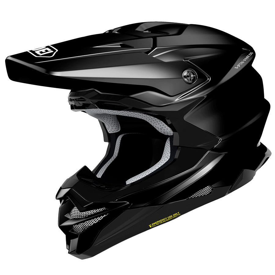 Shoei VFX-WR 06 Plain Off-Road Helmet Black