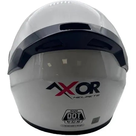 Axor Rage Full Face Helmet Gloss White - FREE UK Shipping, FREE 365 Day Returns | Moto Central