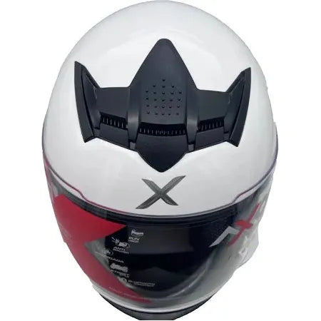 Axor Rage Full Face Helmet Gloss White - FREE UK Shipping, FREE 365 Day Returns | Moto Central