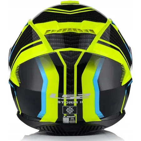 LS2 FF800 Storm 2 ECE 22.06 Full Face Helmet Tracker Black / Hi-Viz Yellow