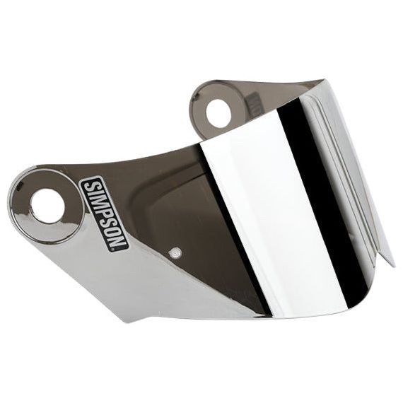 Simpson Visor Mirror Silver For Darksome Helmets