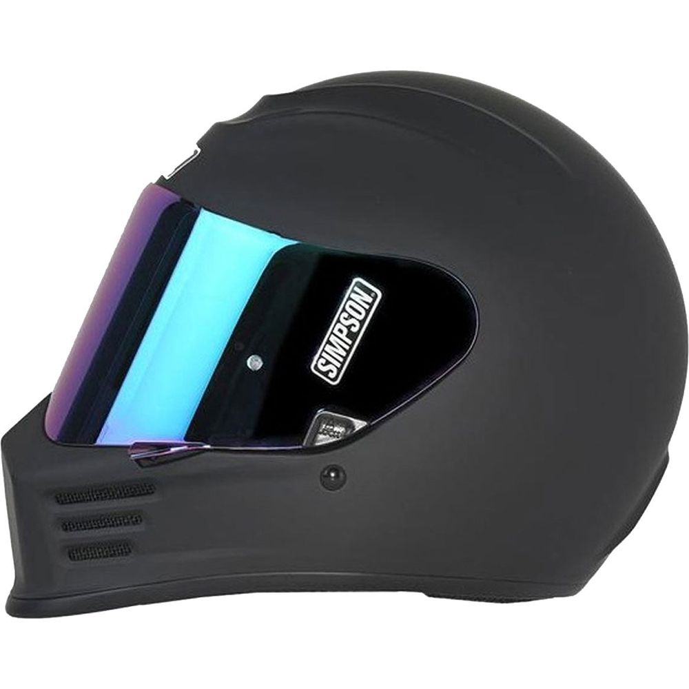 Simpson Speed Full Face Helmet Matt Black  - FREE UK Shipping, FREE 365 Day Returns | Moto Central